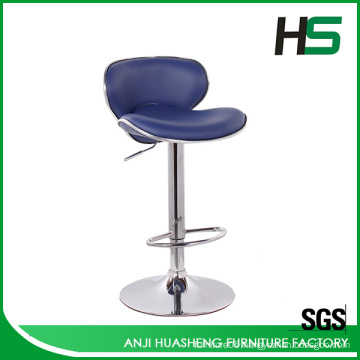 Ergonomic metal bar stool chair